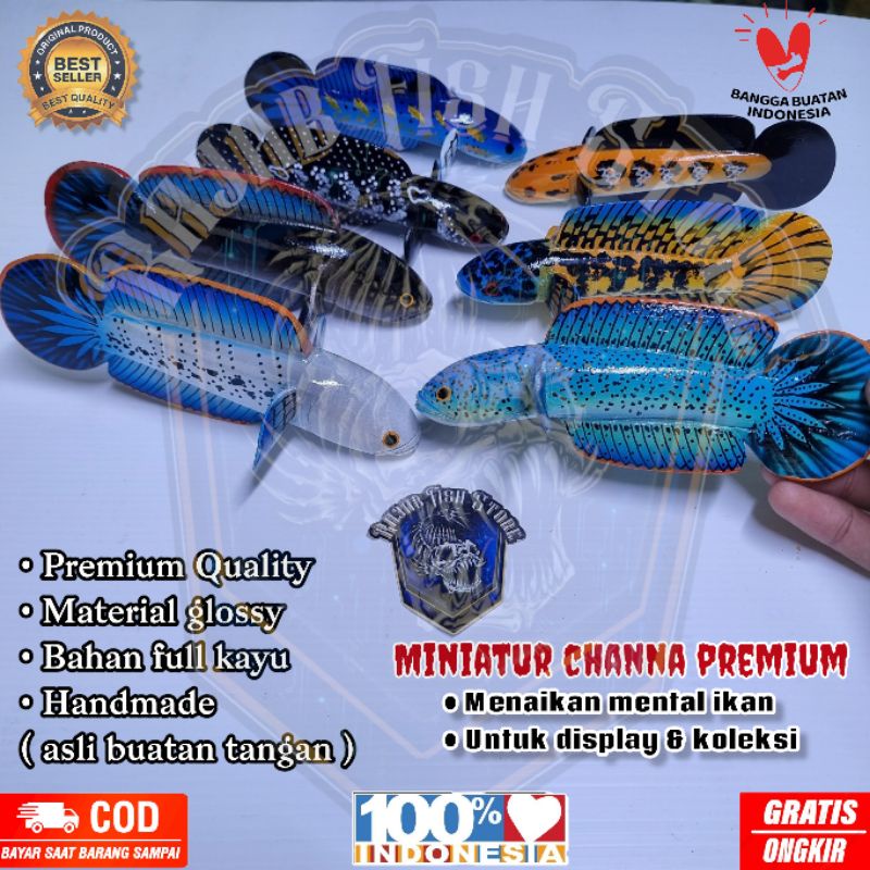 Patung channa premium  / miniatur cana barca, pulcra, sterwarti, limbata
