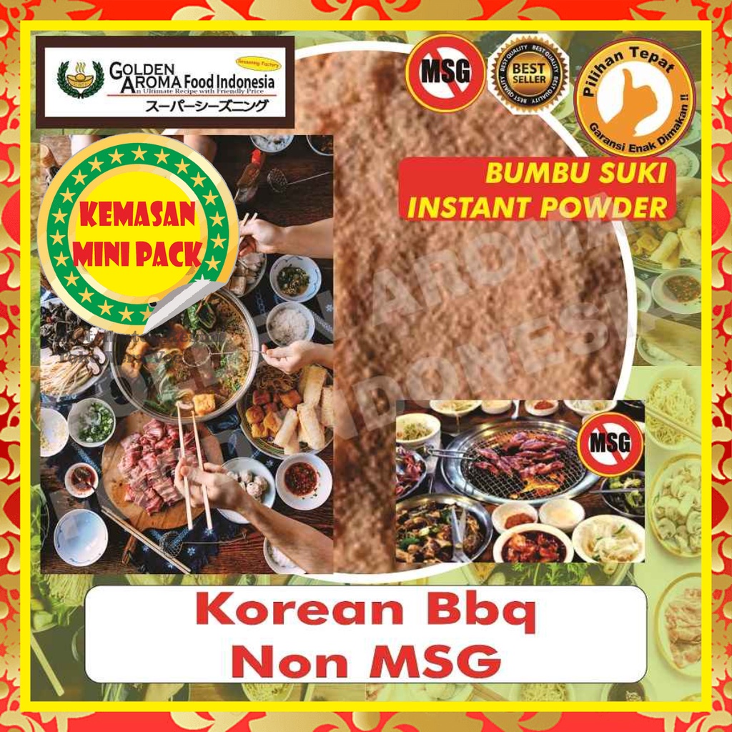 

Bumbu Steamboat Halal Korean BBQ Non MSG 50Gr Shabu Hotpot Sample Rasa Korean BBQ Tanpa MSG Kecil Instan Suki Sabu Kuah Soup Original Stemboat Steambot Steamboot Sukiyaki Grill Bakar Instant Gafi Murah Enak Terbaik Premium Promo Rekomendasi