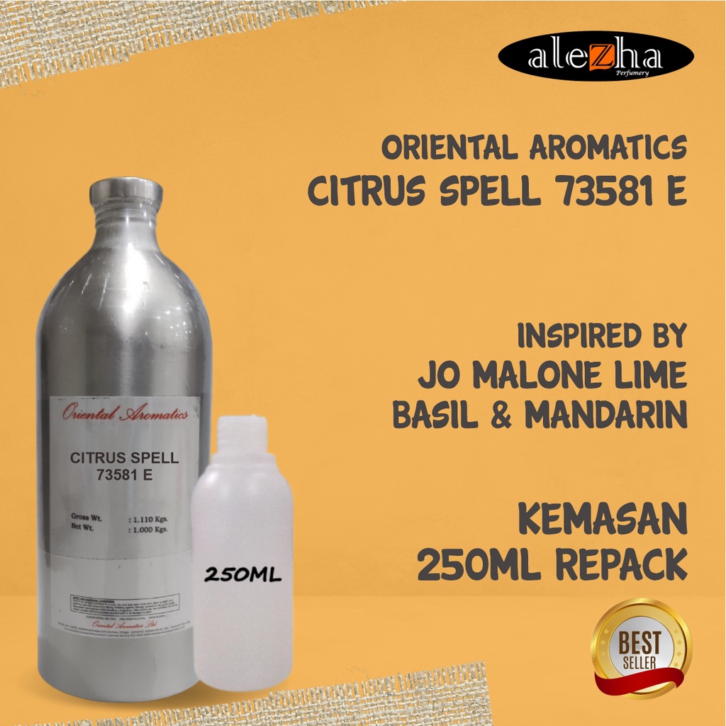 Bibit Parfum Murni CITRUS SPELL 73581 E | INSPIRED BY JO MALONE LIME BASIL & MANDARIN ORIENTAL 250ml