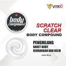 Body Compound Scratch Remover Penghilang Lecet Baret Goresan Noda Kompon Poles Gosok Mobil Motor