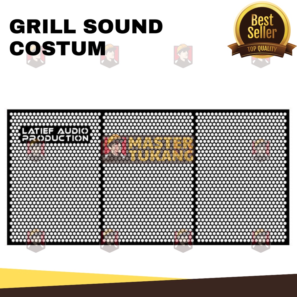 Cutting Grill Sound Costum Ukuran Dan Desain Audio
