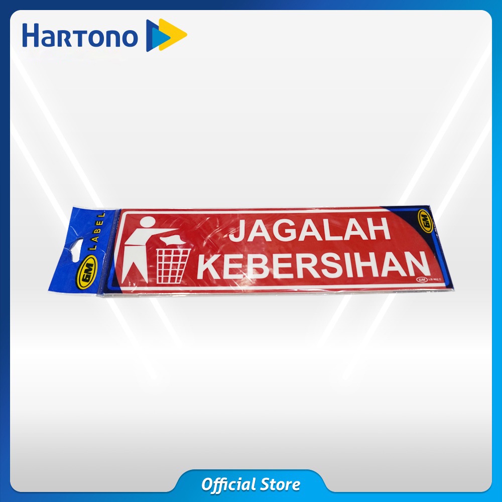 

GM Label Big 402C Jaga Kebersihan LB402JKEBERSIHAN