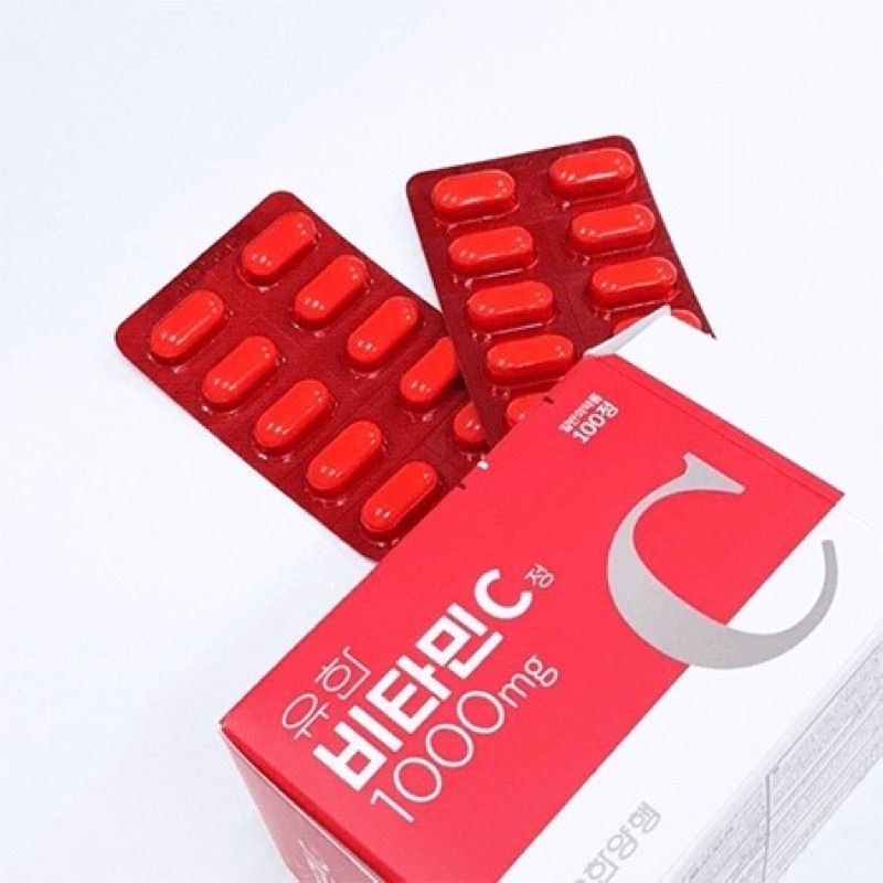 Vitamin C Korea no 1 Yuhan vit c 1000 mg pil pemutih supplement korea