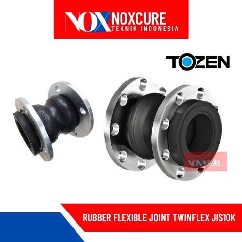 Terlaris Rubber Flexible Joint Twinflex Tozen 6" Inch Jis 10K