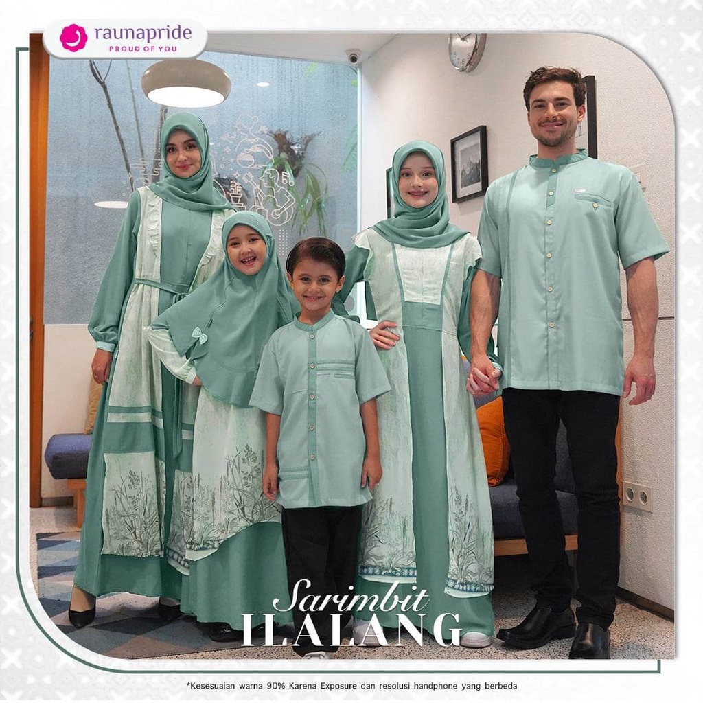 Sarimbit Rauna Ilalang / SR-13 Green / Fashion Muslim