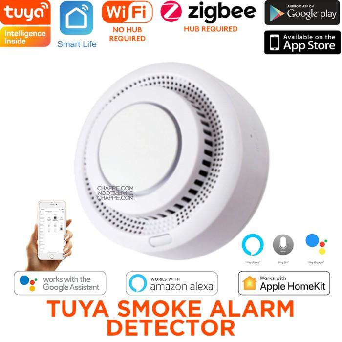 Terlaris Tuya Smoke Alarm Detector - Wifi