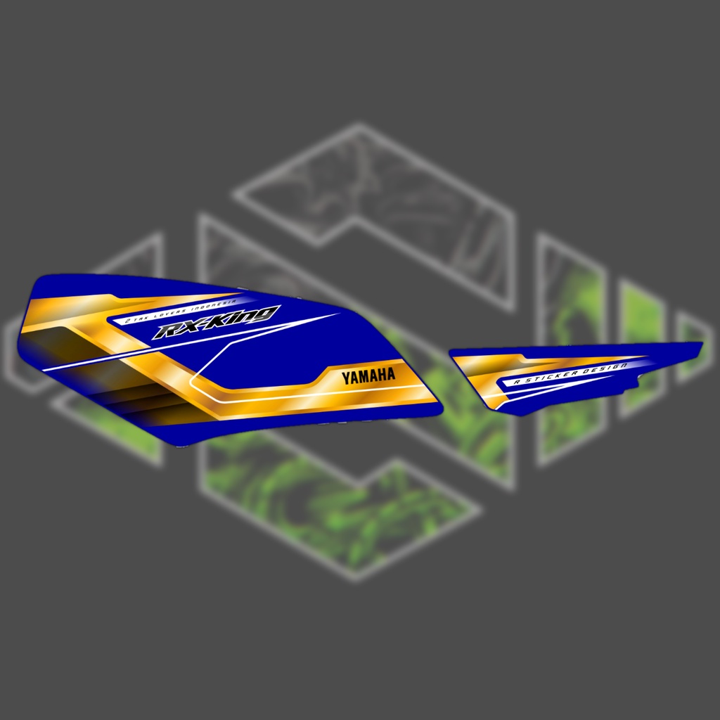 Sticker Striping Yamaha RX King Variasi / Stiker Variasi RX King / Striping Variasi RX King