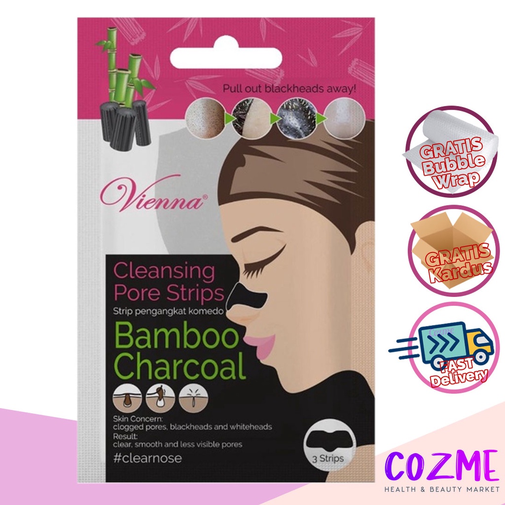 VIENNA Cleansing Pore Strips Bamboo Charcoal