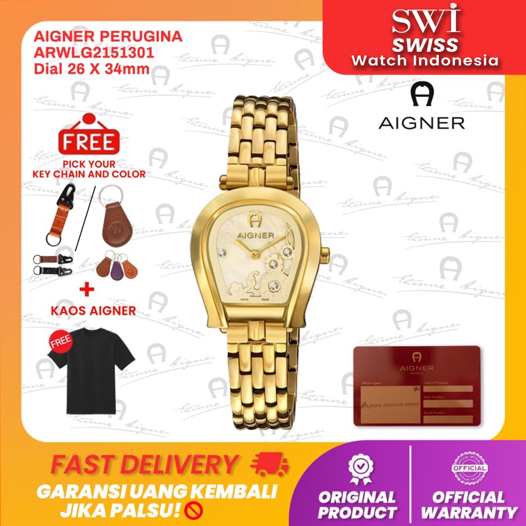 Jam Tangan Wanita Analog Aigner ARWLG2151301 Perugina