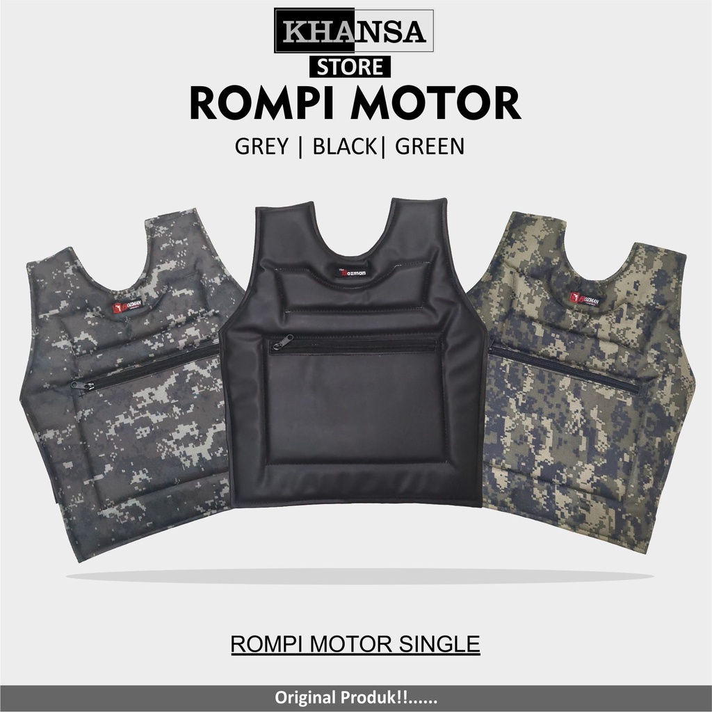 ROMPI MOTOR LORENG CHEST PROTECTOR ANTI ANGIN