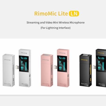 Terlaris 7Ryms Rimomic Lite Ln Streaming Wireless Microphone For Lightning Jack
