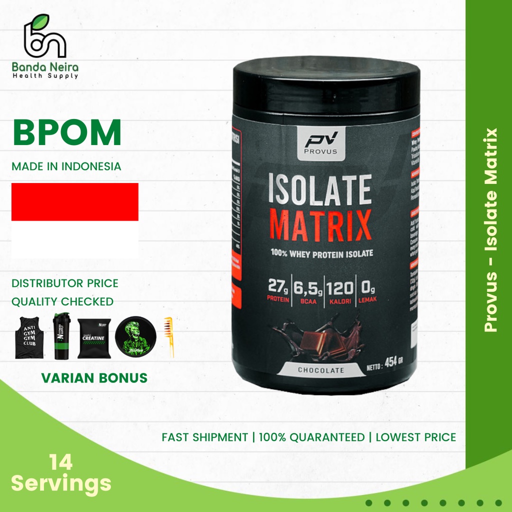 Provus Isolate Matrix 100% Whey Protein isolate Powder