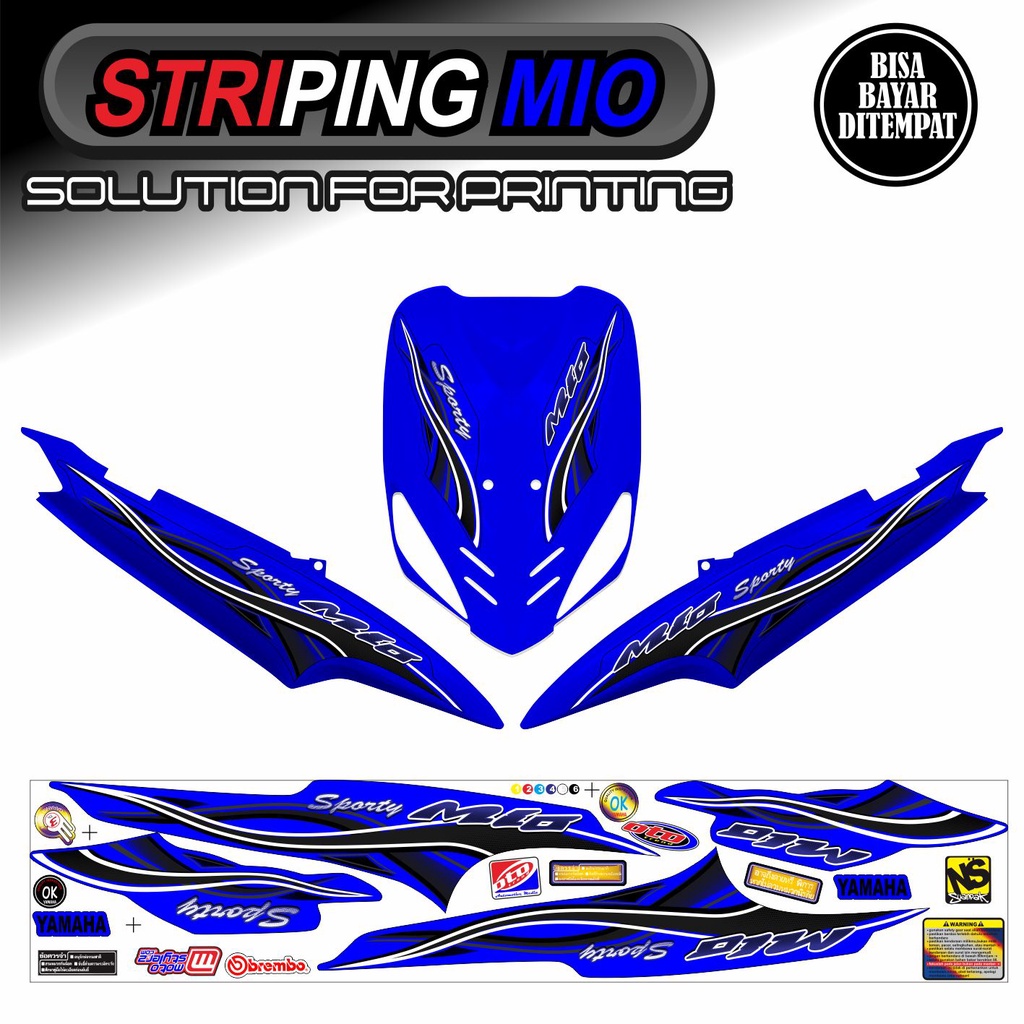 STRIPING VARIASI MIO SPORTY / MIO SMILE