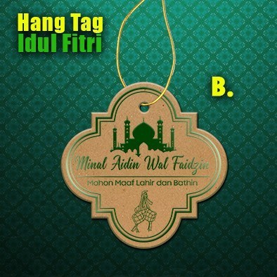 

Hangtag - Hang Tag - Aksesoris Lebaran Idul Fitri Isi 100 Pcs - Htl2 073
