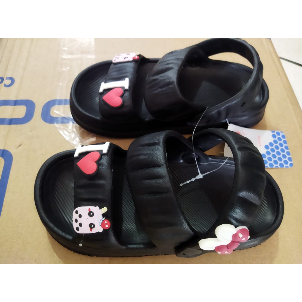 Sandal gunung korean style anak cewek 633T ( 30-35 ) Gosome sandal selop anak karakter Terlaris