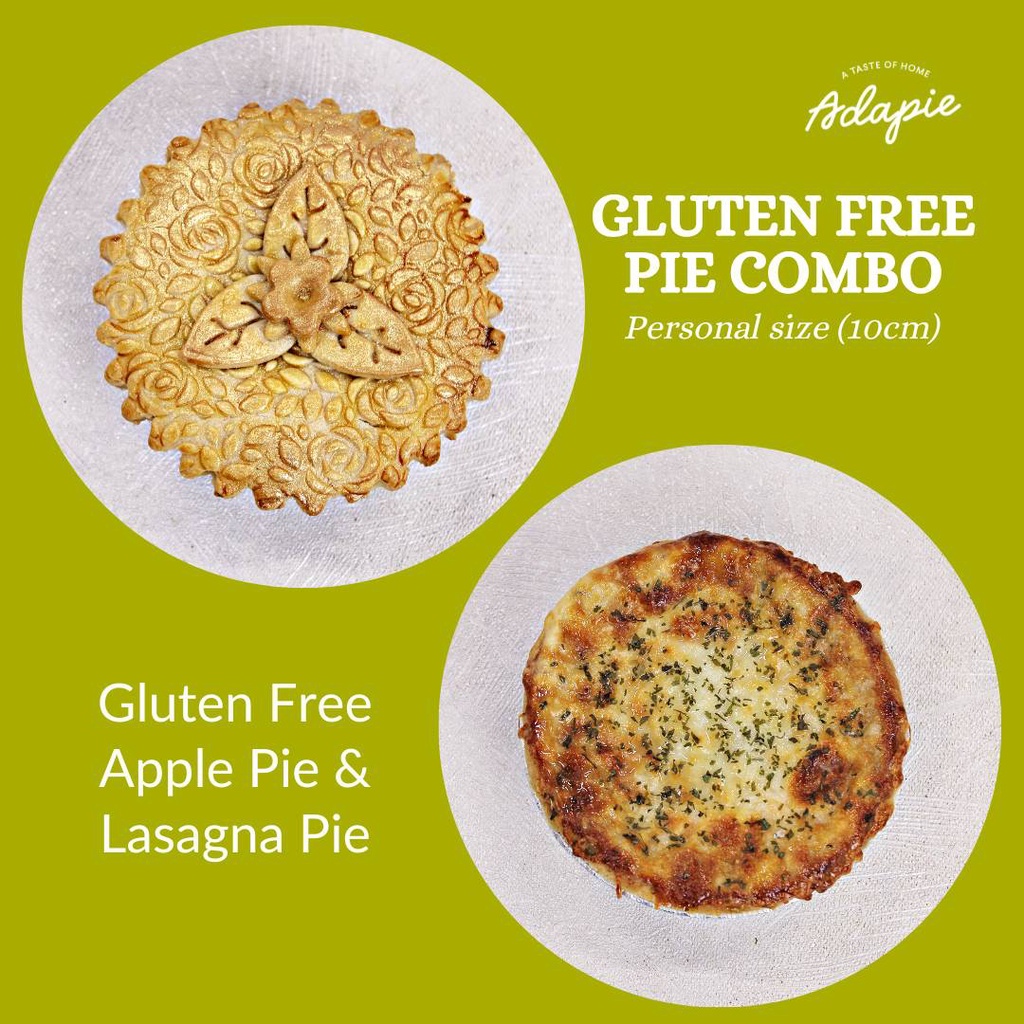 

GLUTEN FREE CLASSIC APPLE PIE & LASAGNA PIE 10CM