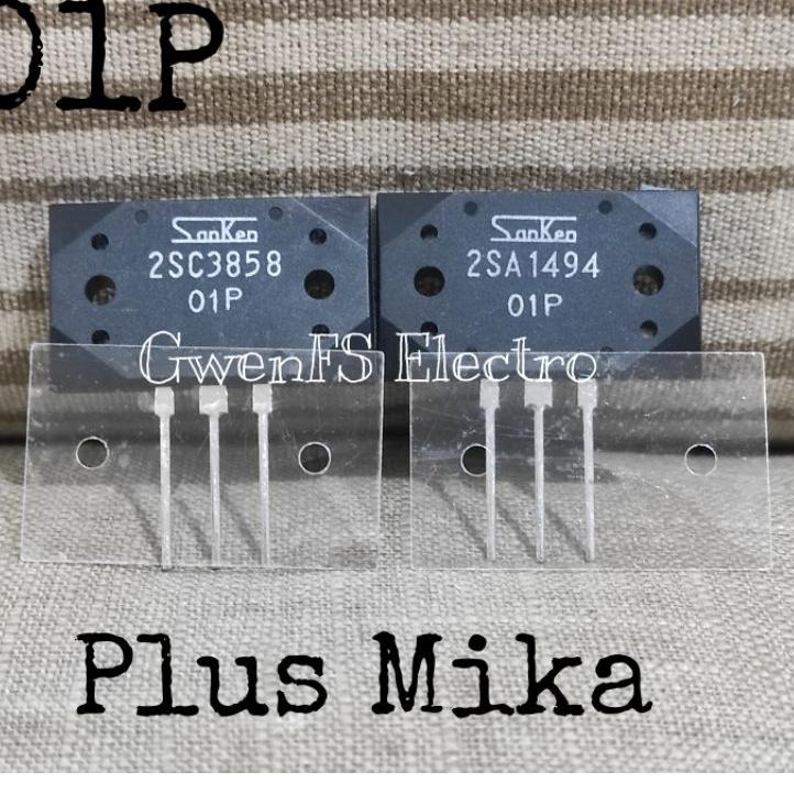 ✻ Transistor Power SANKEN 2SC3858 2SA1494 SANKEN  01P Original Super Japan ♦