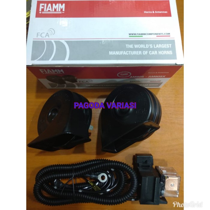 paket klakson FIAMM + Kabel Relay mobil Rush / Terios