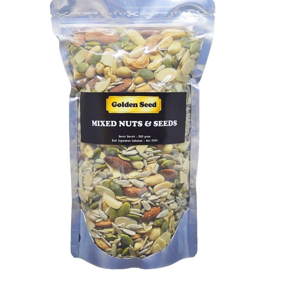 

♙ MIXED NUTS & SEEDS 500 GRAM PREMIUM - TRAIL MIX NUT & SEED - MIXNUT 500 GR ➳