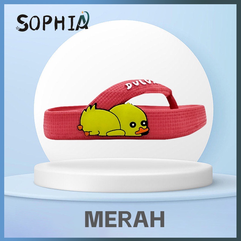 Sandal anak perempuan Lucu Bebek MerekSandal jepit   Sandal karet anti selip Ukuran  25-29