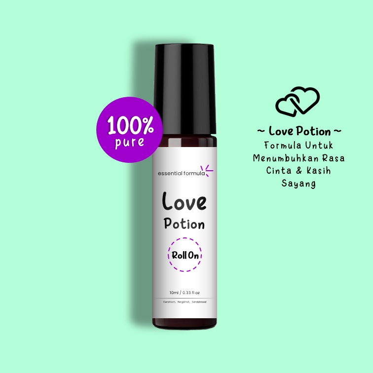 10ml Love Potion Essential Oil Roll On Untuk Menumbuhkan Rasa Cinta &amp; Kasih Sayang