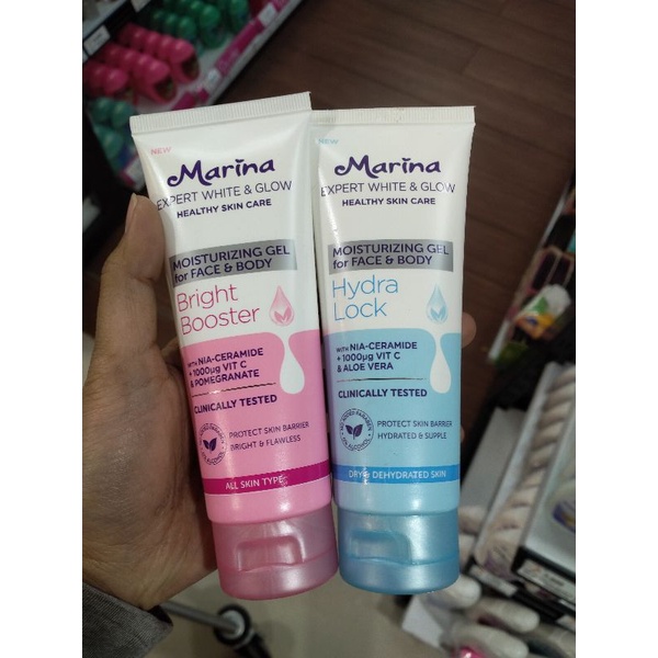 MARINA EXPERT WHITE &amp; GLOW MOISTURIZER GEL 170ml / 100ml