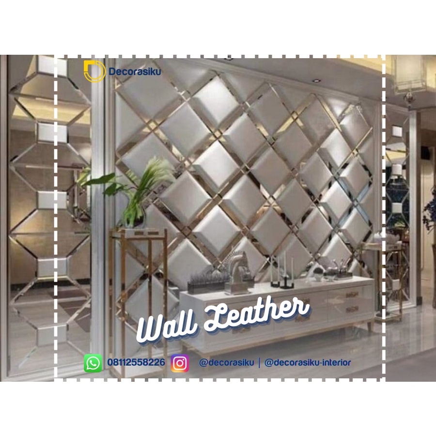 DC - Wall Leather - 3D panel leather - Wallpaper 3d - Premium