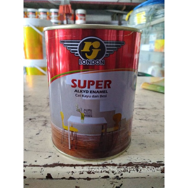 Cat Besi dan kayu 1kg merk rj london