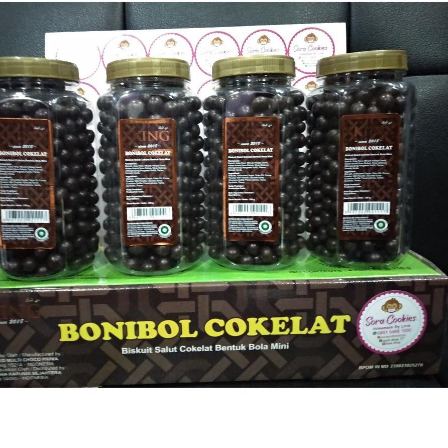 

❀ 1 Dus (Isi 4 toples) Bonibol Cokelat d' KING ➤