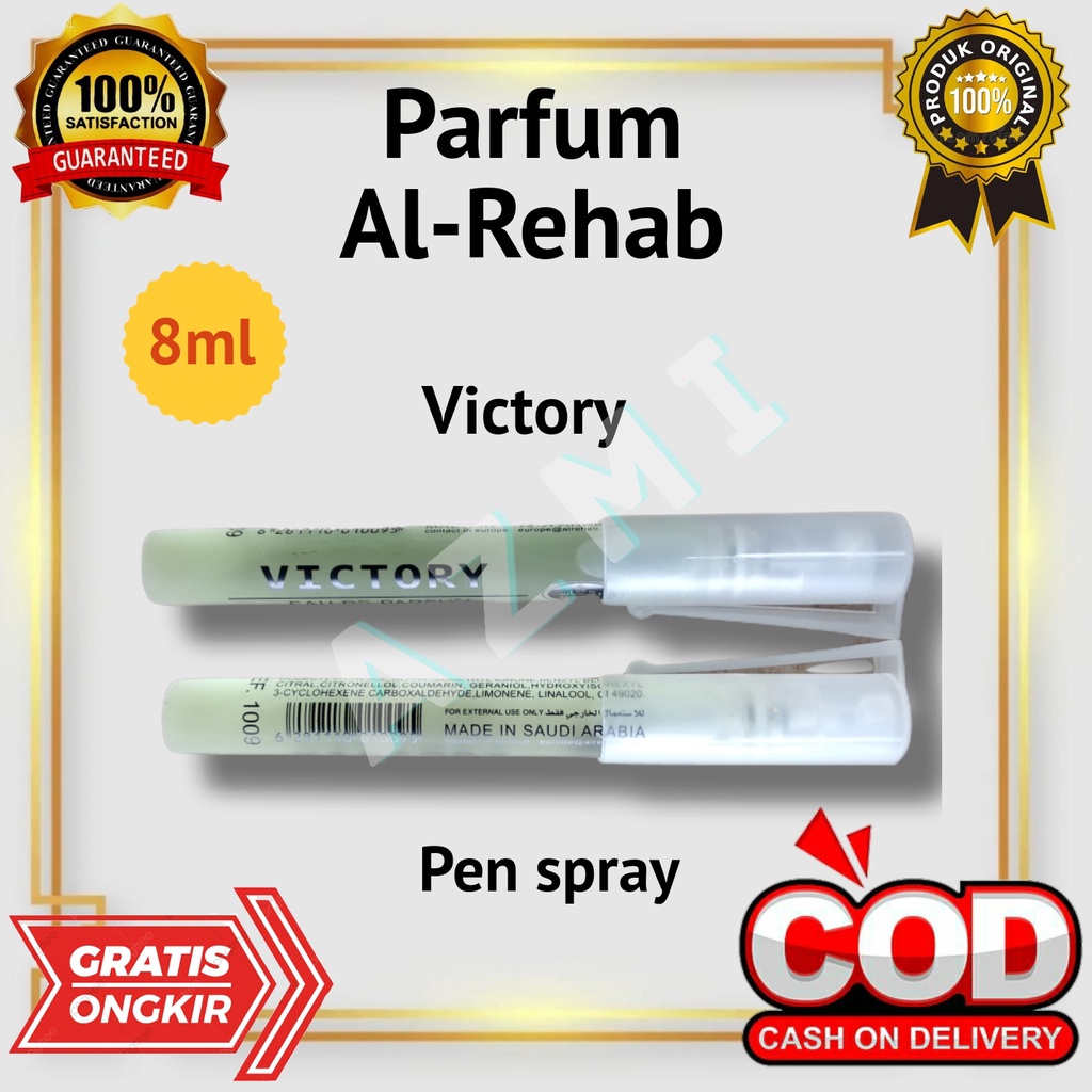 Parfum AL Rehab PEN Victory Spray 8ML Original Asli Arab Saudi 