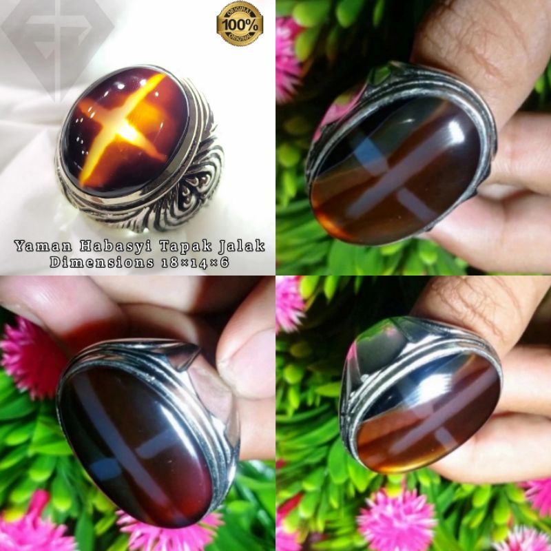 cincin batu yaman wulung tapak jalak ring alpaka super