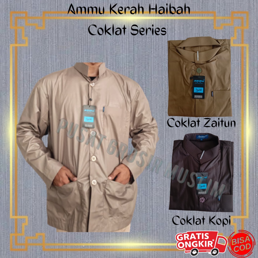 Baju Koko Ammu Haibah Size L Ukuran L Termurah Dijamin Original!!!