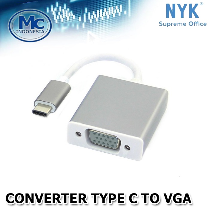 CONVERTER USB 3.1 TIPE C TO VGA / CONVERTER ADAPTER USB TYPE C