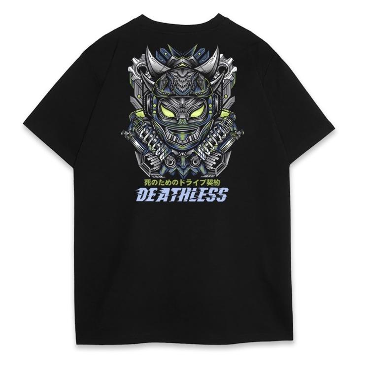 DEATHLESS KAOS | MOTO | HITAM | JAPAN SERIES SIAP KIRIM