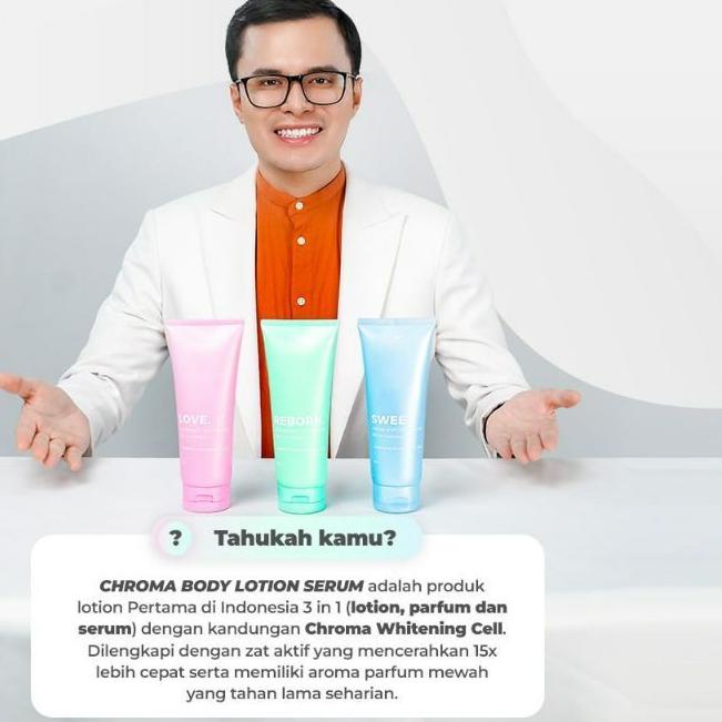 ♢ Body Lotion Bening's Skincare By  Pratama Benings Chroma Body Lotion Serum UV Protection Kromosom 