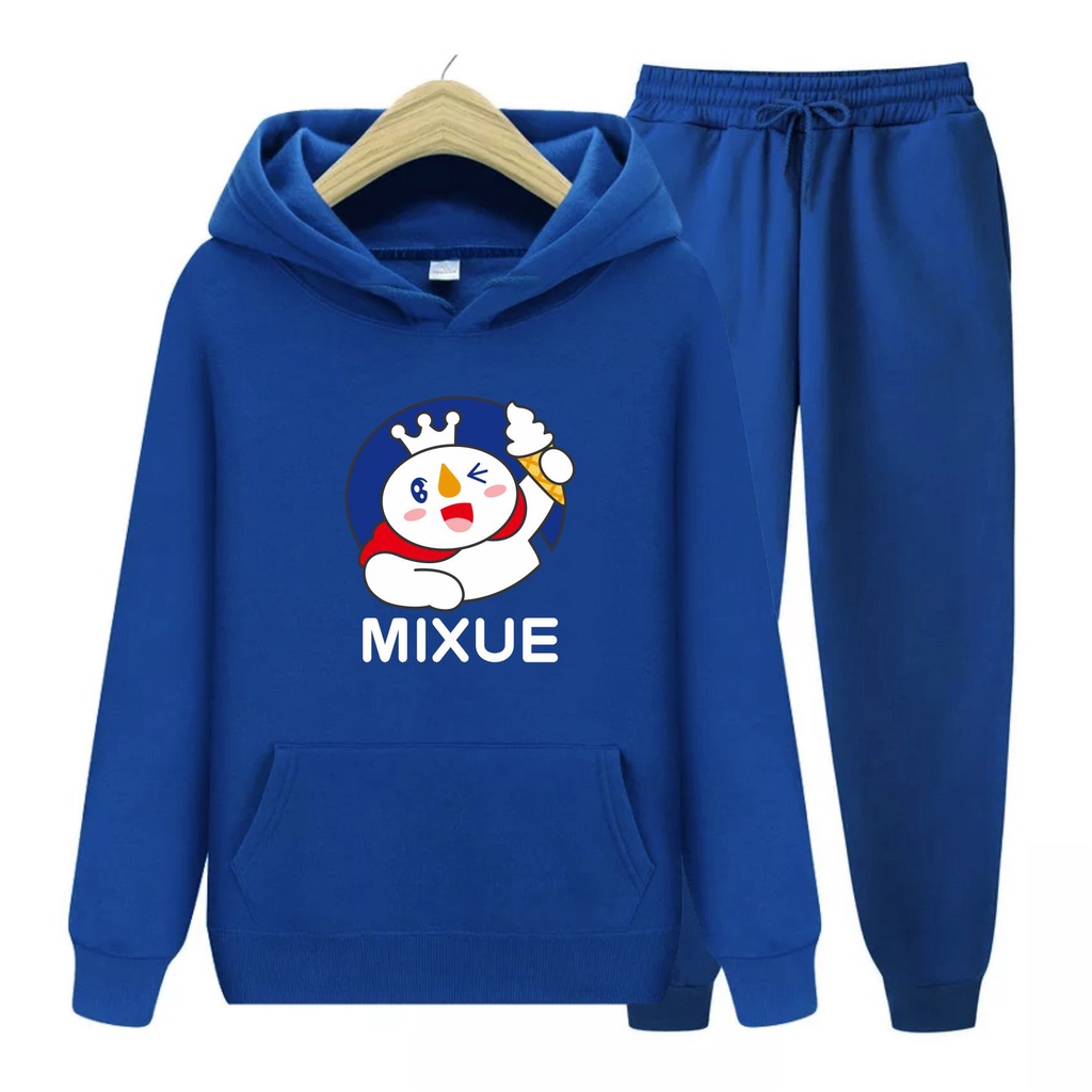 Sweater Hoodie Mixue Anak Viral Atasan/Setelan Hoodie Size M,L,XL Bisa Bayar Ditempat COD