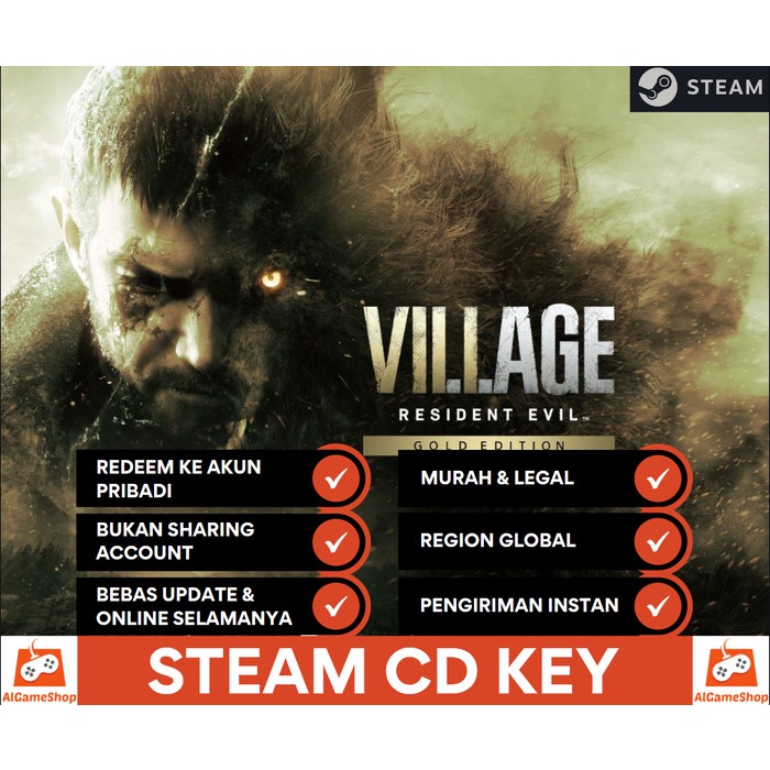 Resident Evil Village Gold Edition Original PC Game Steam