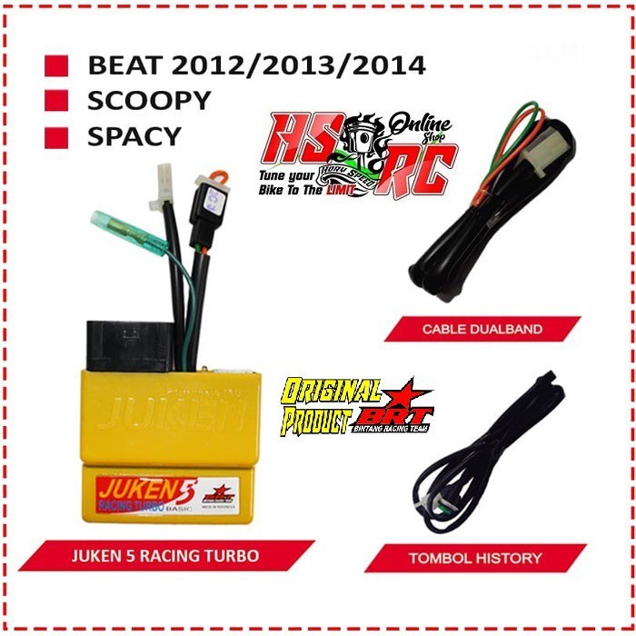 Promo Ecu Racing Brt Juken 5 Basic Racing Turbo Beat Scoopy Spacy Fi