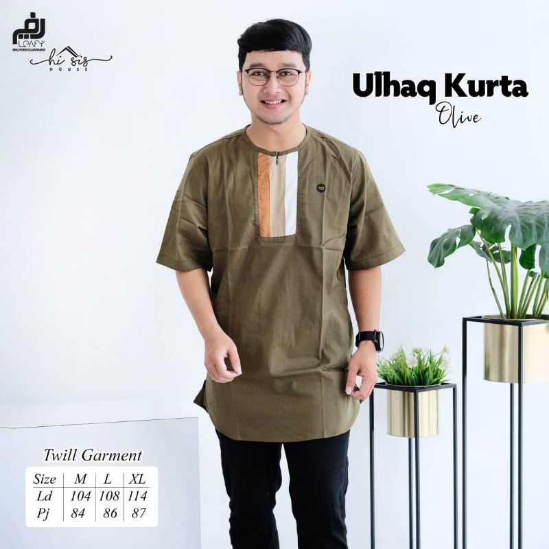 ULHAQ KURTA ORI LEAFY By HI SIS HOUSE | Kurta Twill Garment