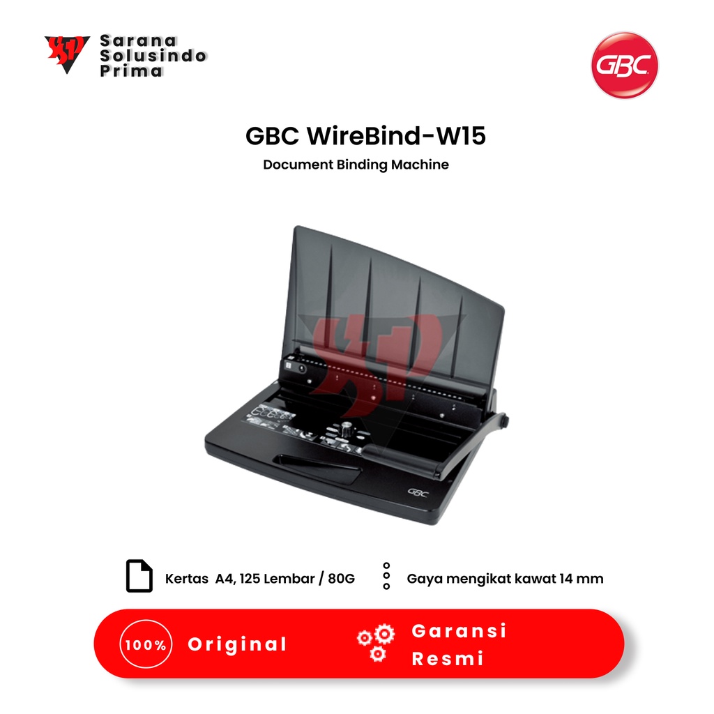 

Alat Jilid Dokumen | GBC WireBind-W15 | BERGARANSI RESMI | JABODETABEK