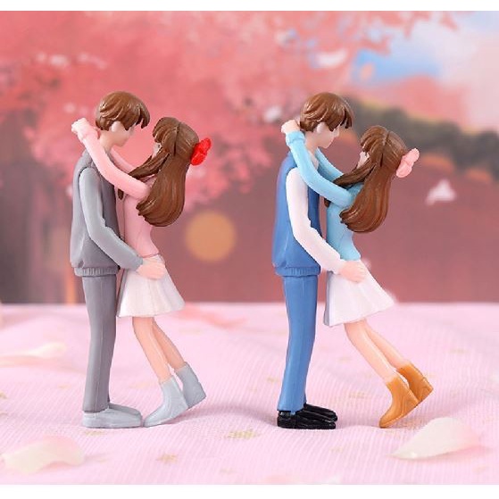 Miniature Lover Figures - Lovers Couple Figurines #40 (2pcs)