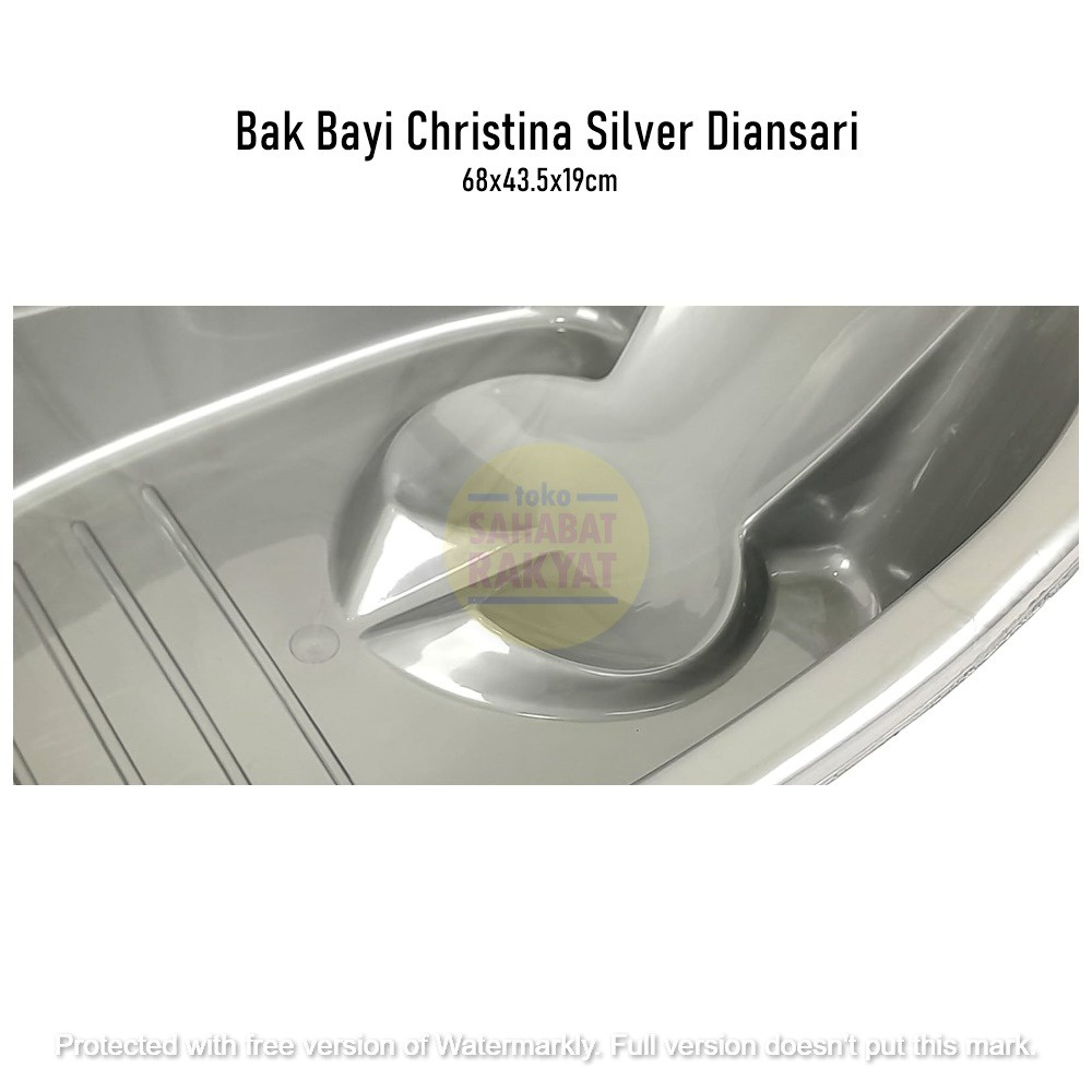 Bak Bayi Christina Silver Diansari