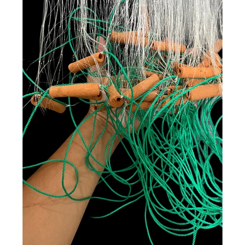 Jaring Ikan Siap Pakai 2in jaring ikan bentang tinggi 1m panjang 20m