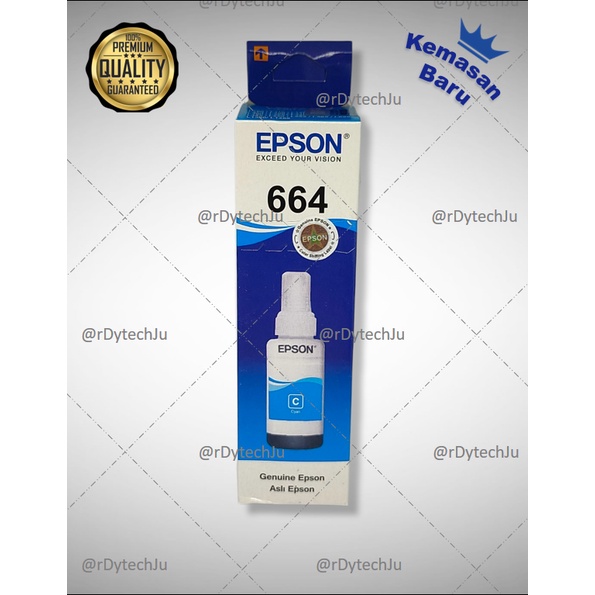 Tinta Epson 664 Untuk Printer L100 L110 L111 L120 L130 L132 L200 L210 L211 L220 L222 L300 L301 L310 L350 L351 L353 L355 L356 L358 L360 L362 L365 L366 L375 L455 L456 L475 L550 L551 L555 L556 L558 L565 L575 L566 L655 L800 L805 L810 L850 L1300 L1800