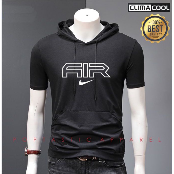 Rompi Hoodie Pria Kaos Distro Manset Olahraga Running Stretch SLIM FIT