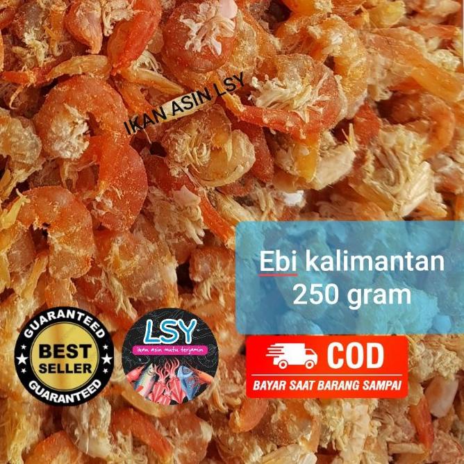 

◌ EBI KERING SUPER / UDANG EBI DAGING 250GRAM ( ASLI KALIMANTAN ) ✶