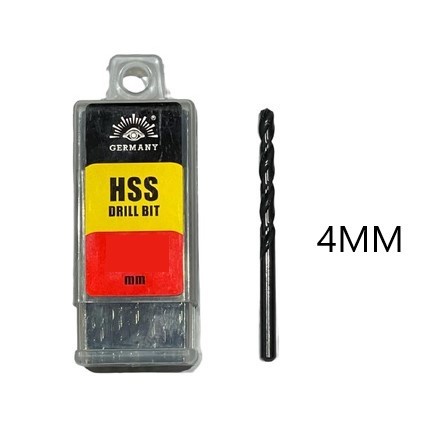 TJAP MATA MATA BOR BESI 4MM HSS DRILL BIT 4 MM GERMANY