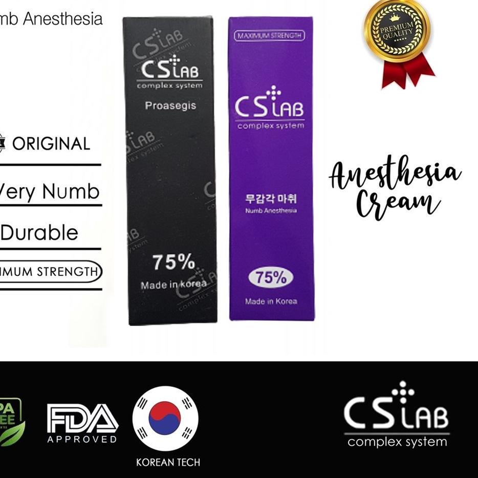 ♧ CSLAB ORIGINAL ANESTESI CREAM 75% CS LAB / ANESTESI SULAM ALIS 10gram ✲