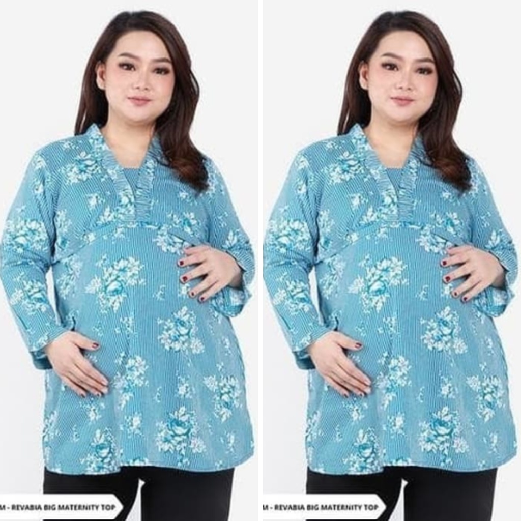 Baju Kerja Hamil Dan Menyusui/Blouse Hamil Kerja Jumbo/Kemeja Hamil Kerja