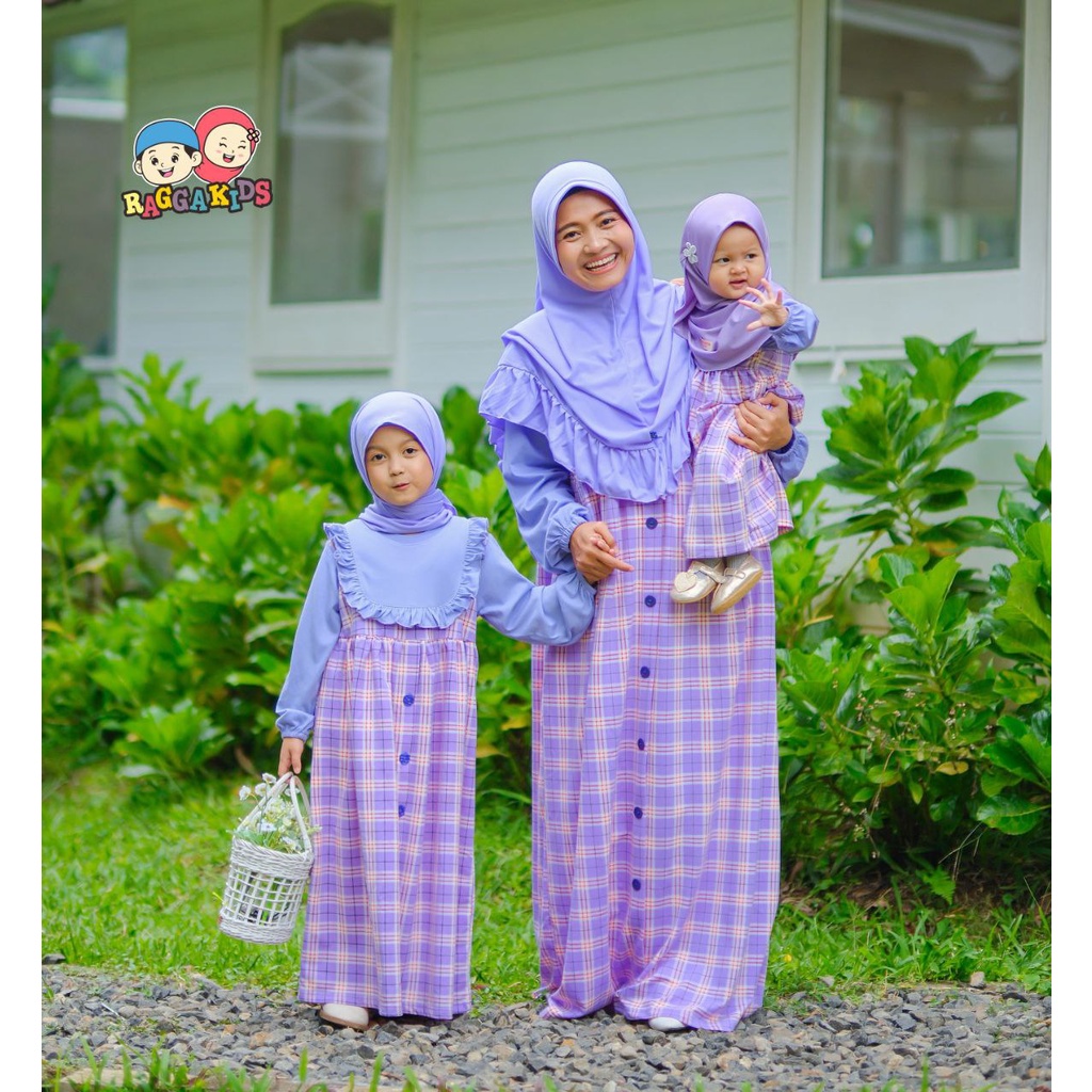 Baju muslim Raggakids Gamis Anak RG 59 ungu